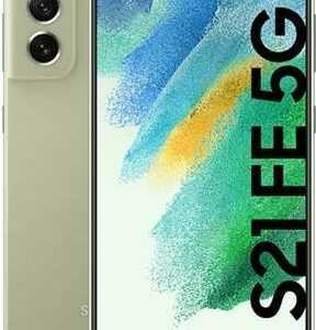 Samsung Galaxy S21 FE 5G – 5G Smartphone – Dual-SIM – RAM 6 GB / Internal Memory 128 GB – OLED-Display – 6.4 – 2340 x 1080 Pixel (120 Hz) – Triple-Kamera 12 MP, 12 MP, 8 MP – front camera 32 MP – Oliv