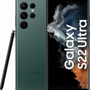 Samsung Galaxy S22 Ultra SM-S908B 17,3 cm (6.8 ) Dual-SIM Android 12 5G USB Typ-C 12 GB 256 GB 5000 mAh Grün (SM-S908BZGGEUB)