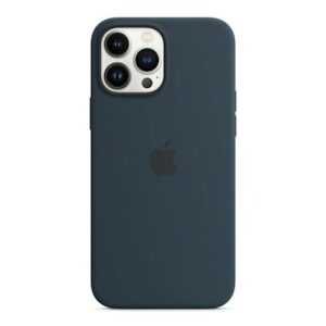 Apple Original iPhone 13 Pro Max Silikon Case mit MagSafe Abbysblau