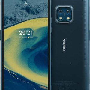 Nokia XR20 - Smartphone - Dual-SIM - 5G NR - 64GB - 16,90cm (6,67) - 2400 x 1080 Pixel - RAM 4GB - 2 x Rückkamera 8 MP Frontkamera - Android - Ultra Blue (VMA750J9DE1LV0)