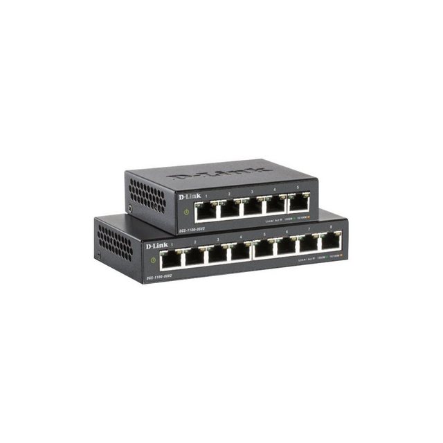 D-Link DGS-1100-05PDV2, 5-Port Layer 2 WLAN-Router