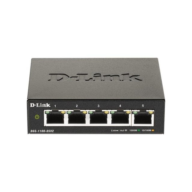 D-Link DGS-1100-05V2 5-Port Gigabit Smart WLAN-Router