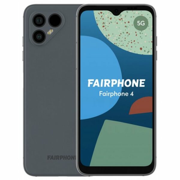 Fairphone Fairphone 4 128 GB / 6 GB - Smartphone - grau Smartphone (6,3 Zoll, 128 GB Speicherplatz)