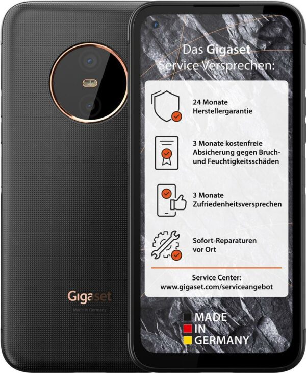 Gigaset GX6 - 4G Smartphone - Dual-SIM - RAM 4GB - 2 x Rückkamera - front camera (S30853-H1528-R112)