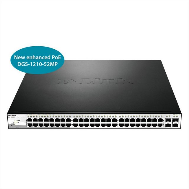 D-Link DGS-1210-52MP 52-Port Layer2 Switch Netzwerk-Switch