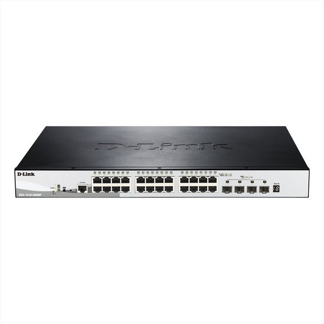 D-Link DGS-1510-28XMP 28Port PoE+ Switch Smart Managed Gigabit Stack 4x 10G Netzwerk-Switch