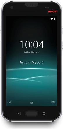 ASCOM MYCO 3 – Smartphone (WiFi EU – 5 FULL-HD Touchscreen – 32GB Flash-Speicher – 4GB RAM – Bluetooth – IP67 schwarz (SH2-ABBA)