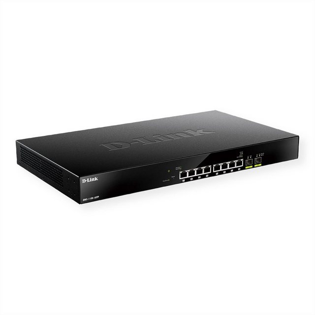 D-Link DMS-1100-10TP 10-Port Switch PoE Multi-Gigabit Smart Managed Netzwerk-Switch