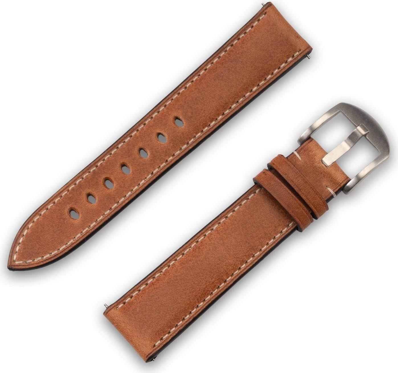 JT Berlin Watchband Charlie – Universal 20mm – braun – Edelstahl – M – 10849 (10849)