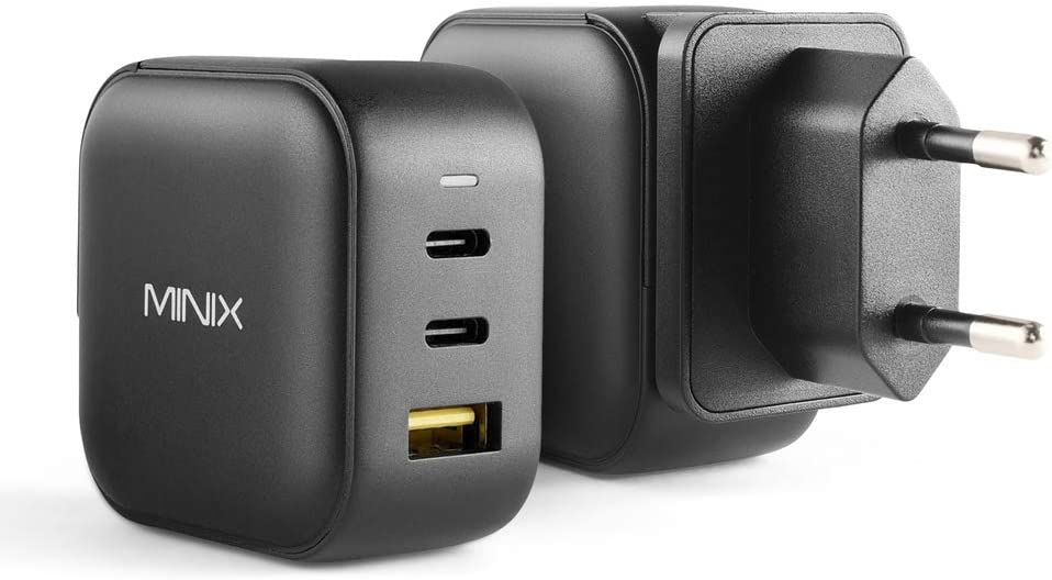 MINIX NEO P1, 66W Turbo 3-Port GaN Ladegerät USB-C, USB-A