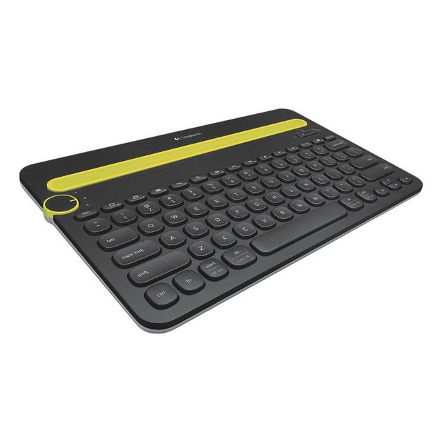 Logitech K480 Wireless-Tastatur (mit integrierter Smartphone/Tablet-Halterung)