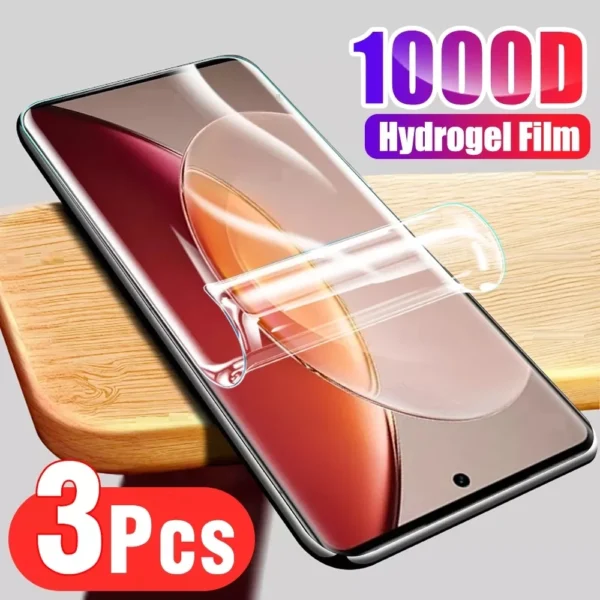 3PCS For VIVO X90Pro X80Pro X70Pro X60Pro X50Pro Hydrogel Film Screen Protector For VIVO IQOO 10 9 8 7 Pro NEX 3S Soft Fim HD