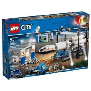 LEGO® Konstruktionsspielsteine LEGO® City 60229 Raketenmontage & Transport, (1054 St)