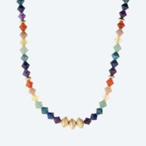 Collier multicolor, ca. 48 cm