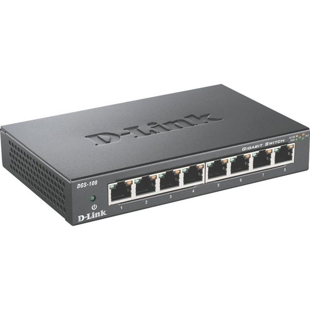 D-Link DGS-108 Netzwerk-Switch