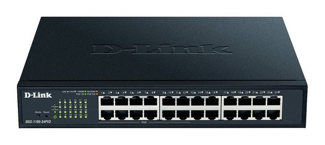 D-Link D-LINK 24-Port Layer2 PoE Gigabit Smart Switch24x 10/100/1000Mbit/s TP Netzwerk-Switch