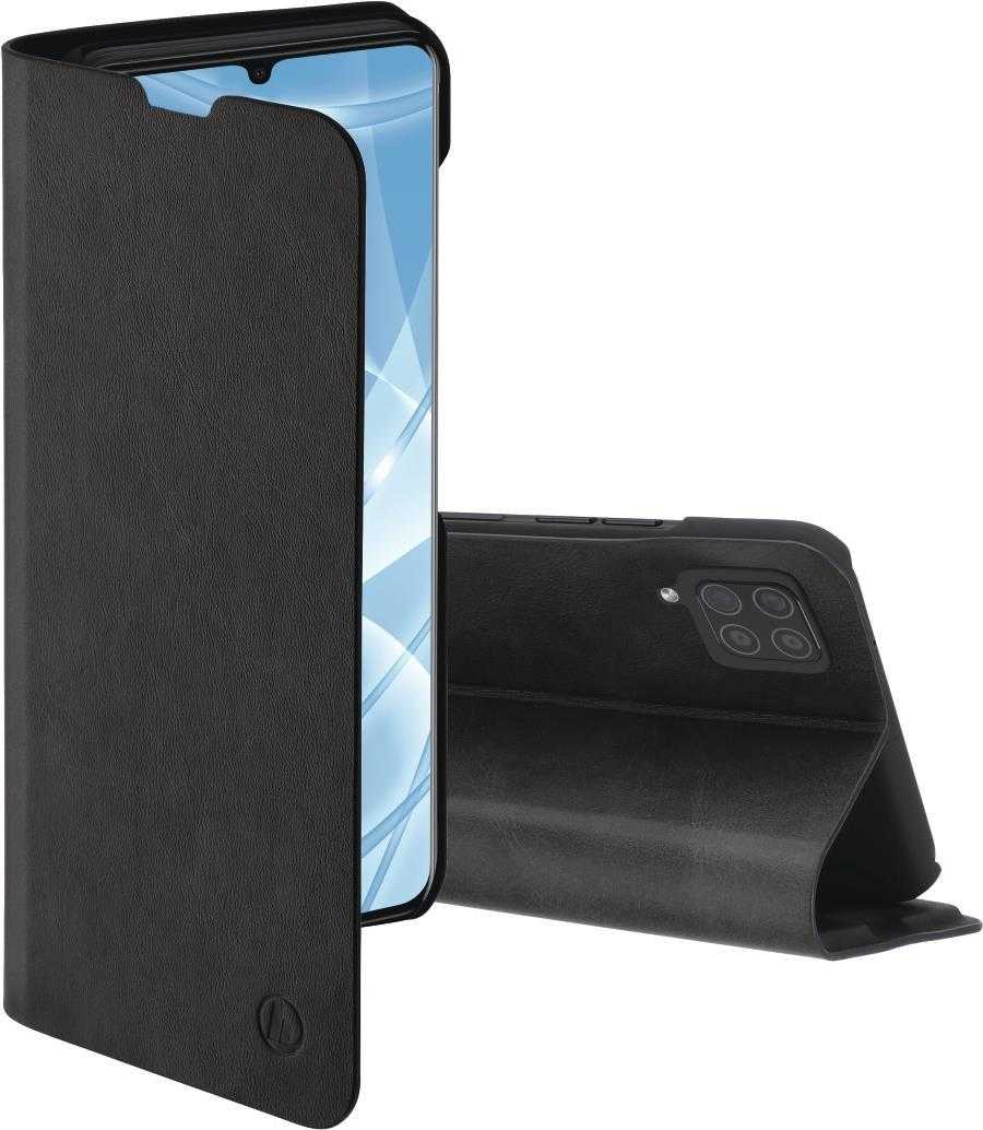 Hama Essential Line Guard Pro Booklet - Flip-Hülle für Mobiltelefon - Kunstleder - Schwarz - für Samsung Galaxy A12