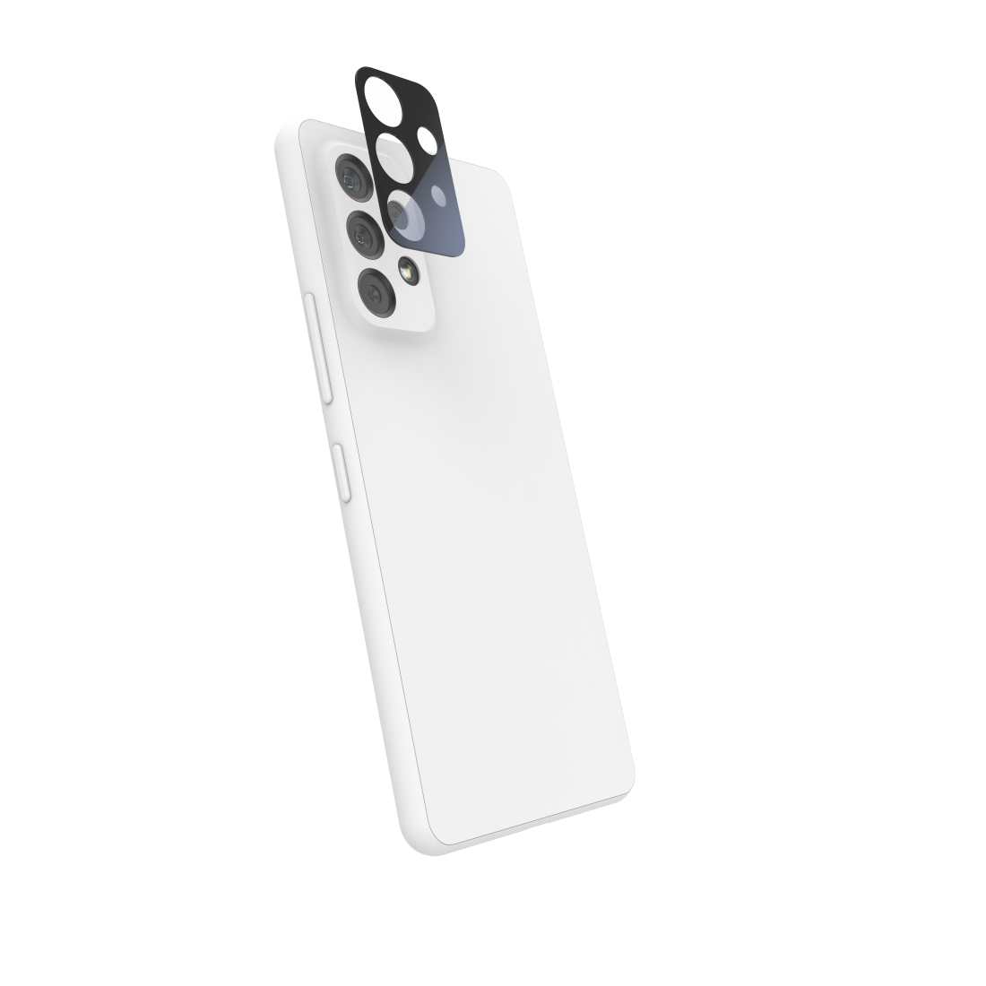 Hama Essential Line - Objektivschutz für Handy - Glas - Rahmenfarbe schwarz - für Samsung Galaxy A33 5G, A53 5G (00213086)
