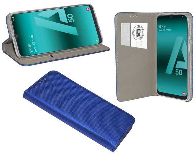 cofi1453 Handytasche Buch Tasche “Smart” kompatibel mit SAMSUNG GALAXY A50 (A505F) Handy Hülle Etui Brieftasche Schutzhülle mit Standfunktion, Kartenfach