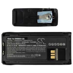 vhbw Ersatz für Motorola PMNN4407A, PMNN4406BR, PMNN4406, PMNN4407 für Akku Li-Ion 2250 mAh (7,4 V)