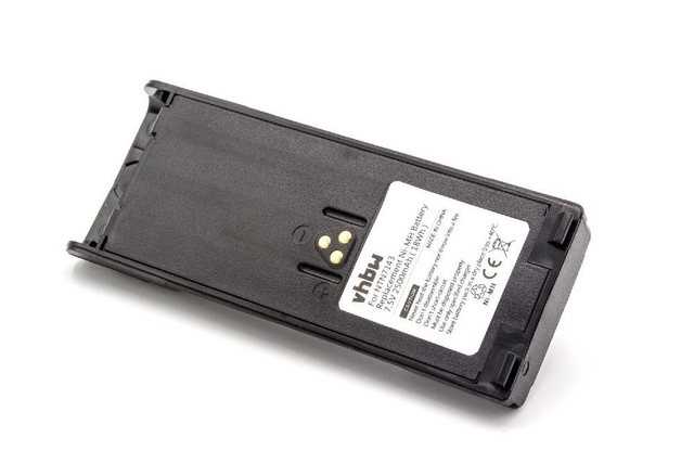 vhbw kompatibel mit Motorola GP900, HAT100, GP1200, GP2013, GP2010, HT1000 Akku NiMH 2500 mAh (7,5 V)