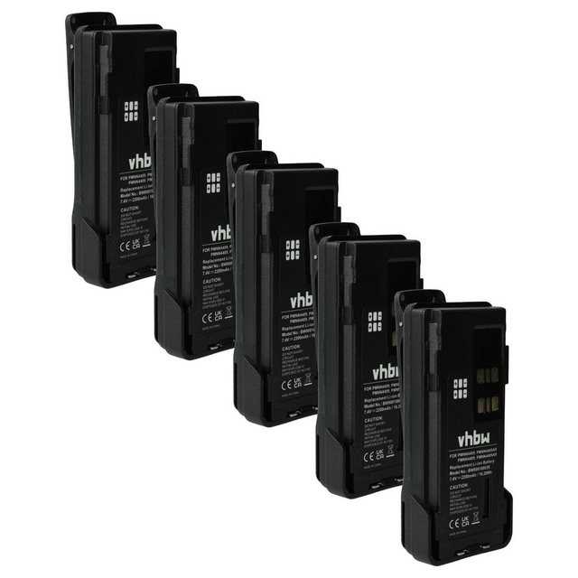 vhbw kompatibel mit Motorola XPR7350e, XPR7000, XPR7380, XPR3500e, XPR7350 Akku Li-Ion 2200 mAh (7,4 V)