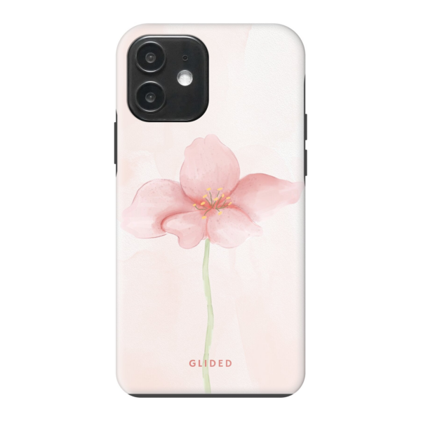 Pastel Flower - iPhone 12 Pro Handyhülle - Crossbody case mit Band