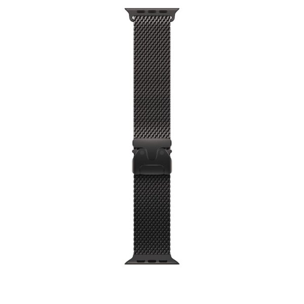 Apple Watch Milanese Armband für Watch Ultra 49mm Titan Schwarz (M)