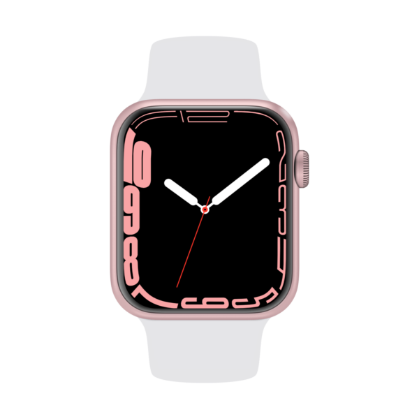 Apple Watch (Series 9) Aluminium 45 mm GPS - Pink (Zustand: Neuwertig)