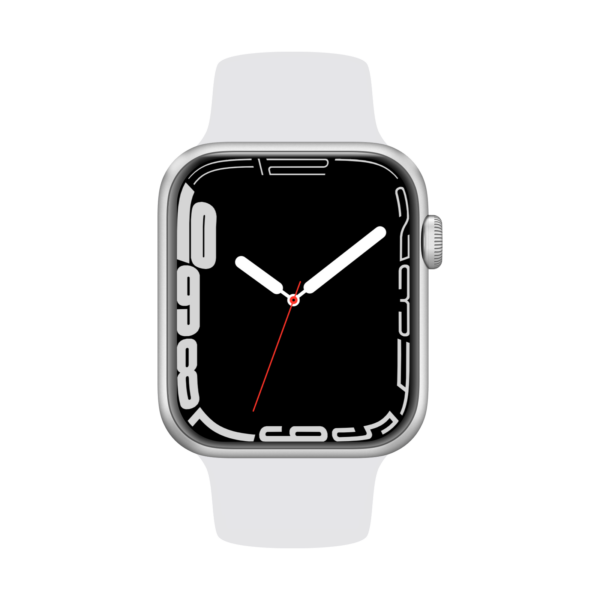 Apple Watch (Series 9) Aluminium 45 mm GPS + Cellular - Silber (Zustand: Sehr gut)