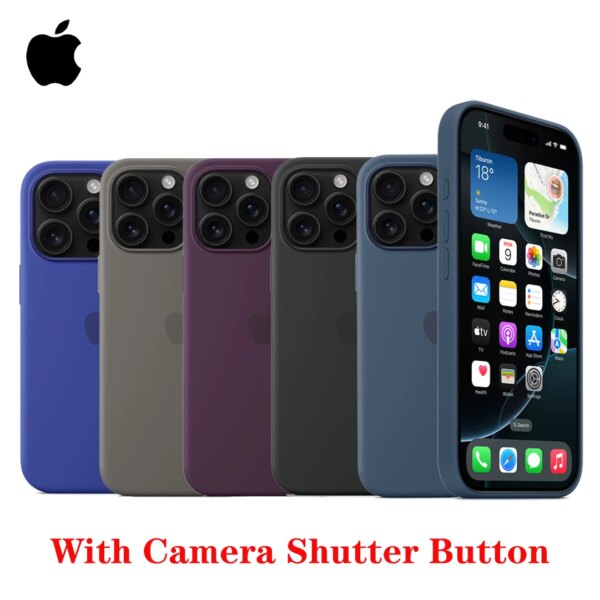 Original Camera Control Apple Case Magsafe Liquid Silicone For iPhone 16 Pro Max 16Pro Case Wireless