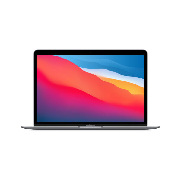 Apple MacBook Air with Retina display - M1 - macOS Big Sur 11,0 - 8GB RAM - 256GB SSD - 33,8 cm (13.3) IPS 2560 x 1600 (WQXGA) - M1 7-core GPU - Bluetooth, Wi-Fi - Space-grau - kbd: Deutsch (MGN63D/A)