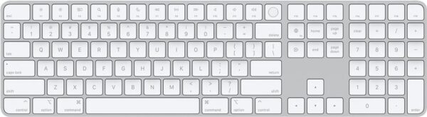 Apple Magic Tastatur USB + Bluetooth Holländisch Aluminium - Weiß (MK2C3N/A) - Sonderposten