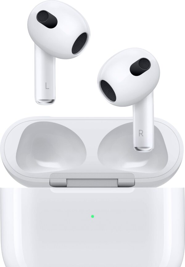 Apple wireless In-Ear-Kopfhörer »AirPods (3. Generation 2022) mit MagSafe Ladecase«, Bluetooth, Freisprechfunktion-Sprachsteuerung