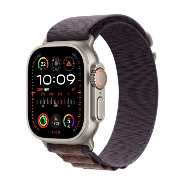 AppleWatch Ultra 2 Titanium Cellular 49mm (Alpine Loop indigo) Medium (MRET3FD/A)