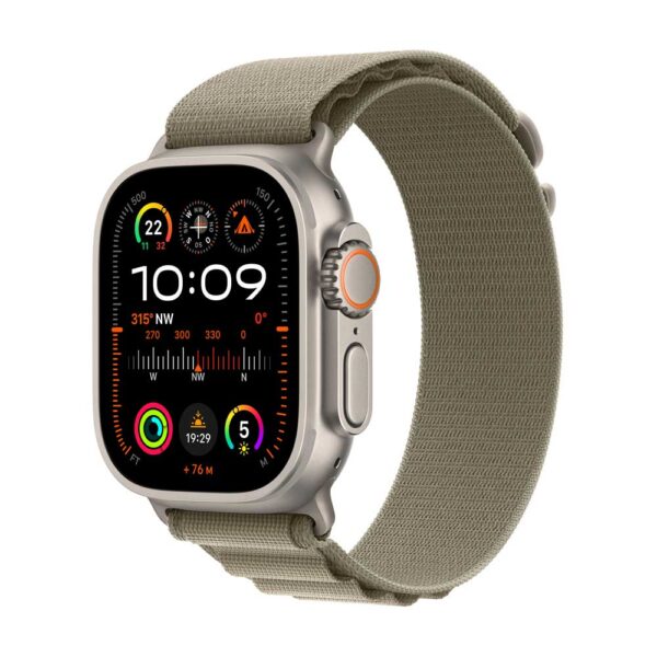 AppleWatch Ultra 2 Titanium Cellular 49mm (Alpine Loop oliv) Large (MRF03FD/A)