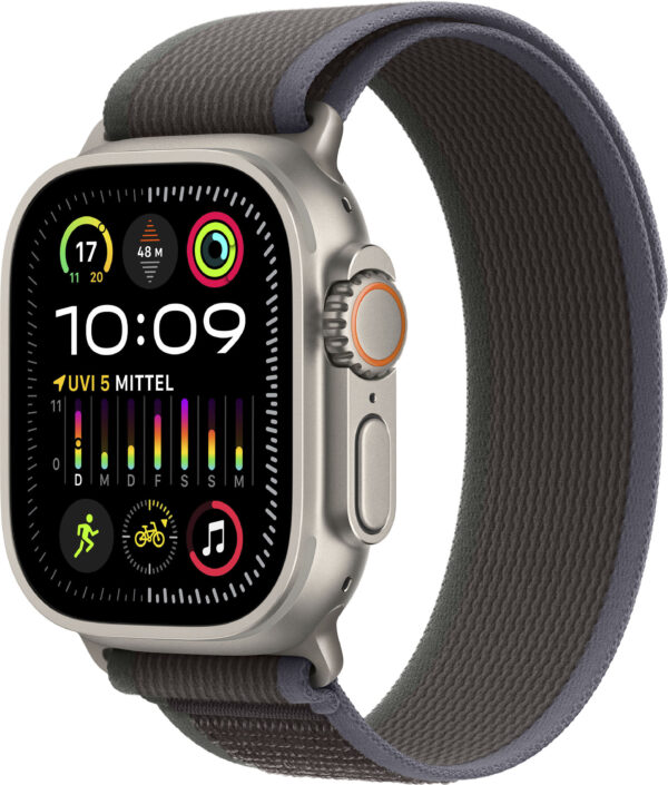 Apple Smartwatch »Watch Ultra 2 Titanium«, (4,9 cm / 1,92 Zoll), Watch OS 10, 64 GB, Trail Loop)