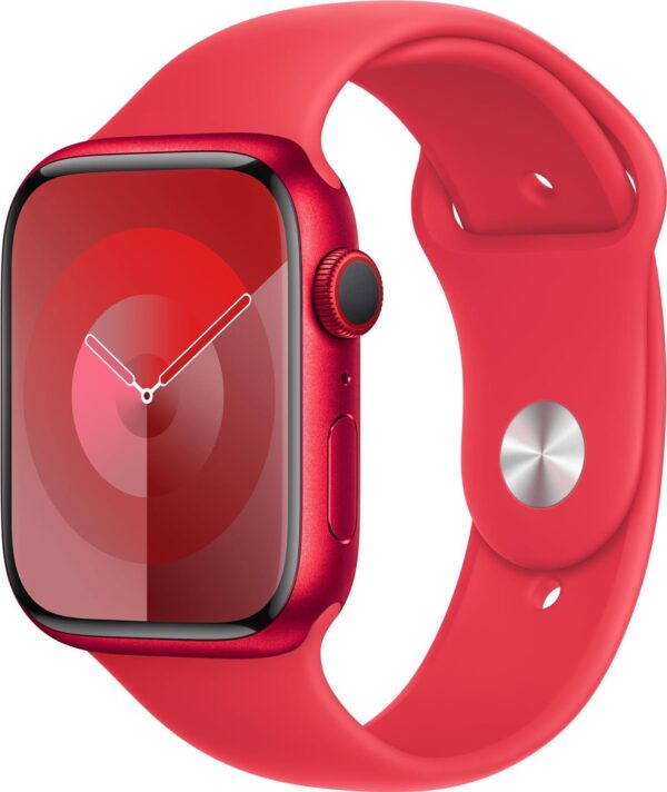 Apple - Armband für Smartwatch - 45 mm - M/L (für Handgelenke 160 - 210 mm) - Produkt (ROT) (MT3X3ZM/A)