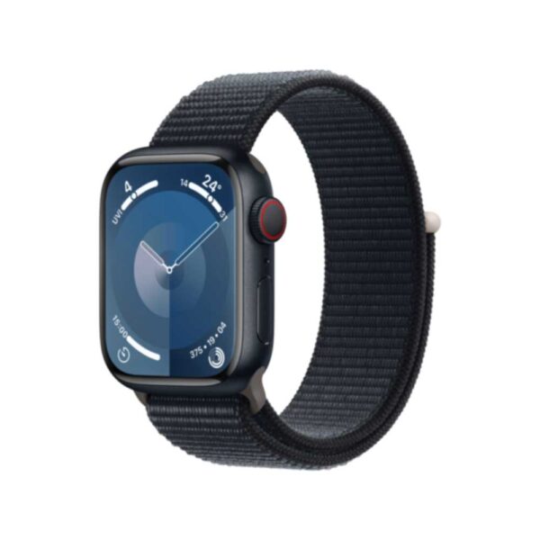 APPLE Watch Series 9 GPS + Cellular 41mm Midnight Aluminium Case with Midnight Sport Loop (MRHU3QF/A)