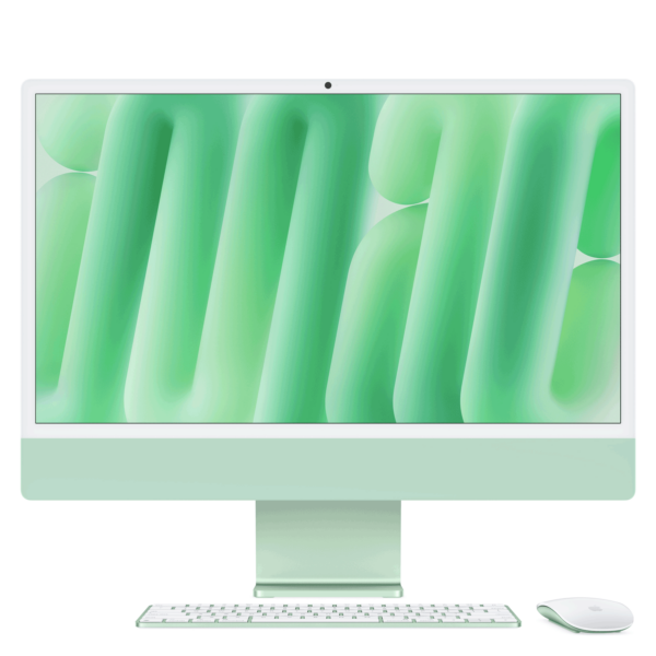 Apple 24-inch iMac with Retina 4.5K display: M4 chip with 10-core CPU and 10-core GPU, 16GB, 256GB SSD - Green (MWUY3D/A)