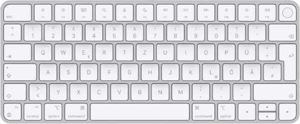 Apple Apple-Tastatur »Magic Keyboard mit Touch ID«, (Multimedia-Tasten-USB-Anschluss)