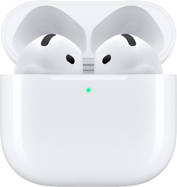 Apple wireless In-Ear-Kopfhörer »AirPods 4«, Bluetooth, kompatibel mit Siri-integrierte Steuerung für Anrufe und Musik