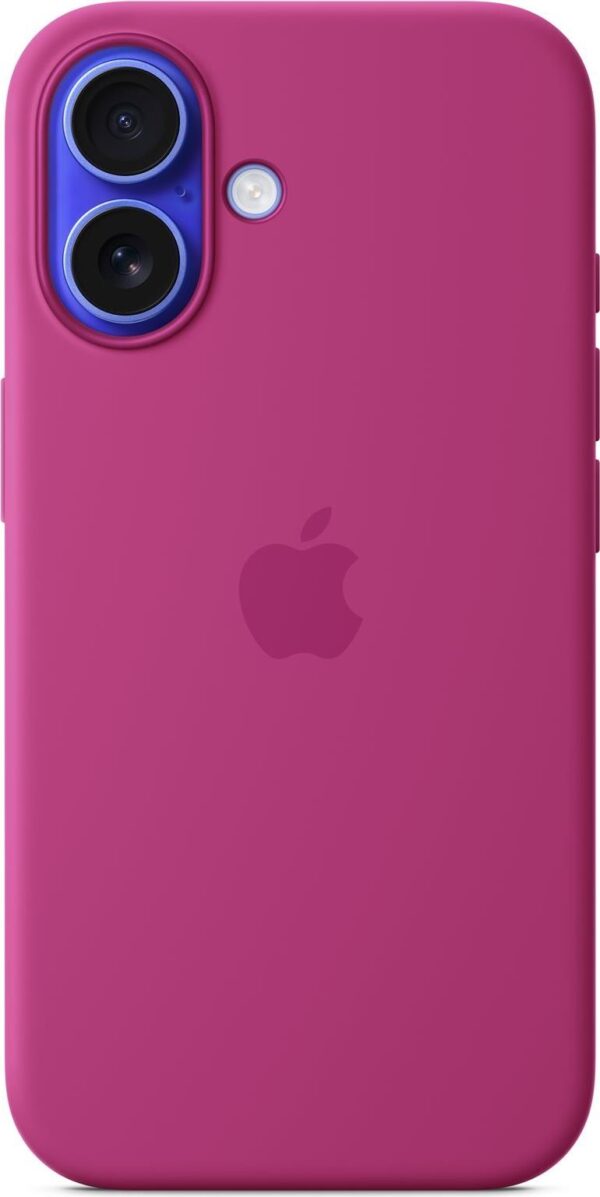 APPLE IPHONE16 SILICONE CASE WITH MAGSAFE - FUCHSIA (MYY53ZM/A)