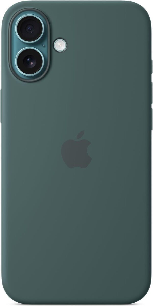 APPLE IPHONE 16 PLUS SILICONE CASE WITH MAGSAFE - LAKE GREEN (MYYH3ZM/A)