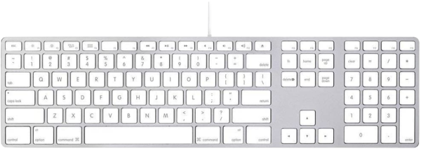 Apple USB Keyboard mit Ziffernblock - Deutsch (Zustand: Gut)