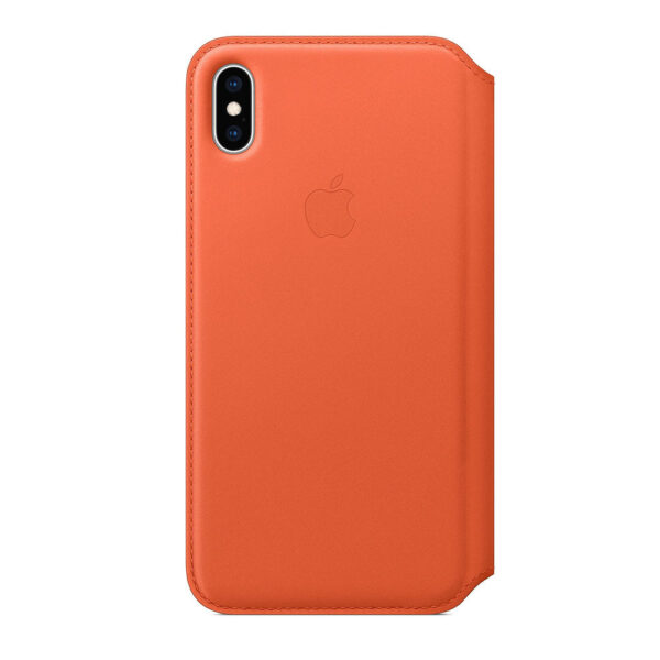 Apple Leather Folio Klapphülle Sunset für das iPhone Xs Max