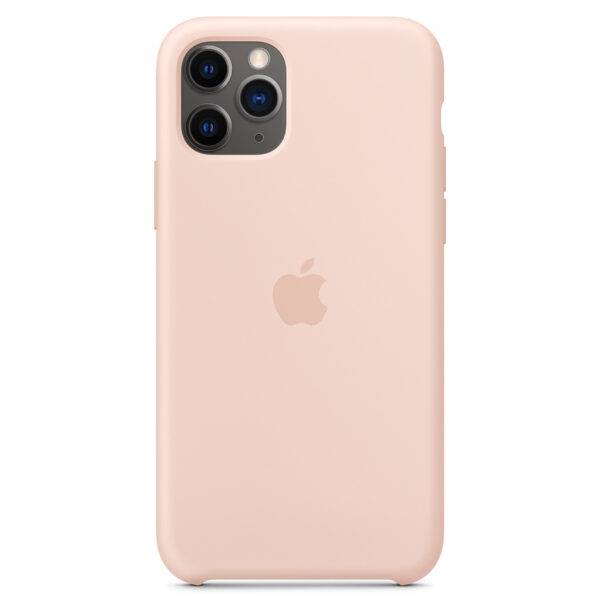 Apple Silikon-Case Pink Sand für das iPhone 11 Pro