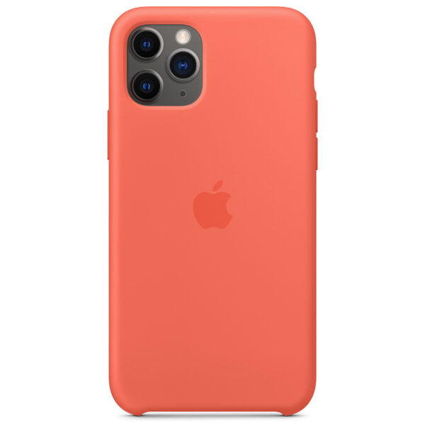 Apple Silikon-Case Clementine Orange für das iPhone 11 Pro