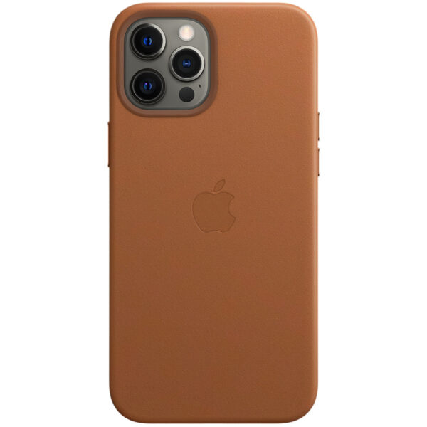 Apple Leder-Case MagSafe für das iPhone 12 Pro Max - Saddle Brown