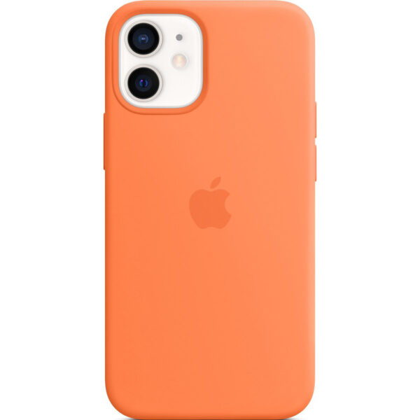 Apple Silikon-Case MagSafe für das iPhone 12 Mini - Kumquat